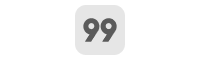 Logo 99 cinza